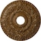 Ekena Millwork Rose Ceiling Medallion (Canopies up to 7 1/4"), 18"OD x 3 1/2"ID x 1 1/2"P, Smokey Topaz Crackle CM18ROSTC - alternate 1